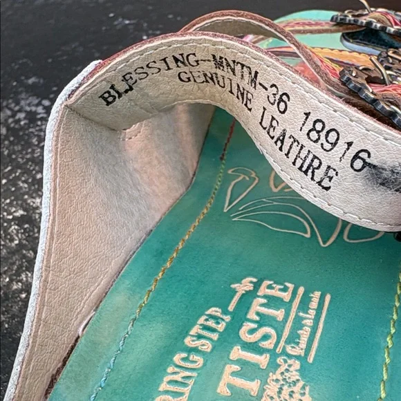 L’ARTISTE Spring Step Multicolor Women's Sandals size 36 - Picture 9 of 9